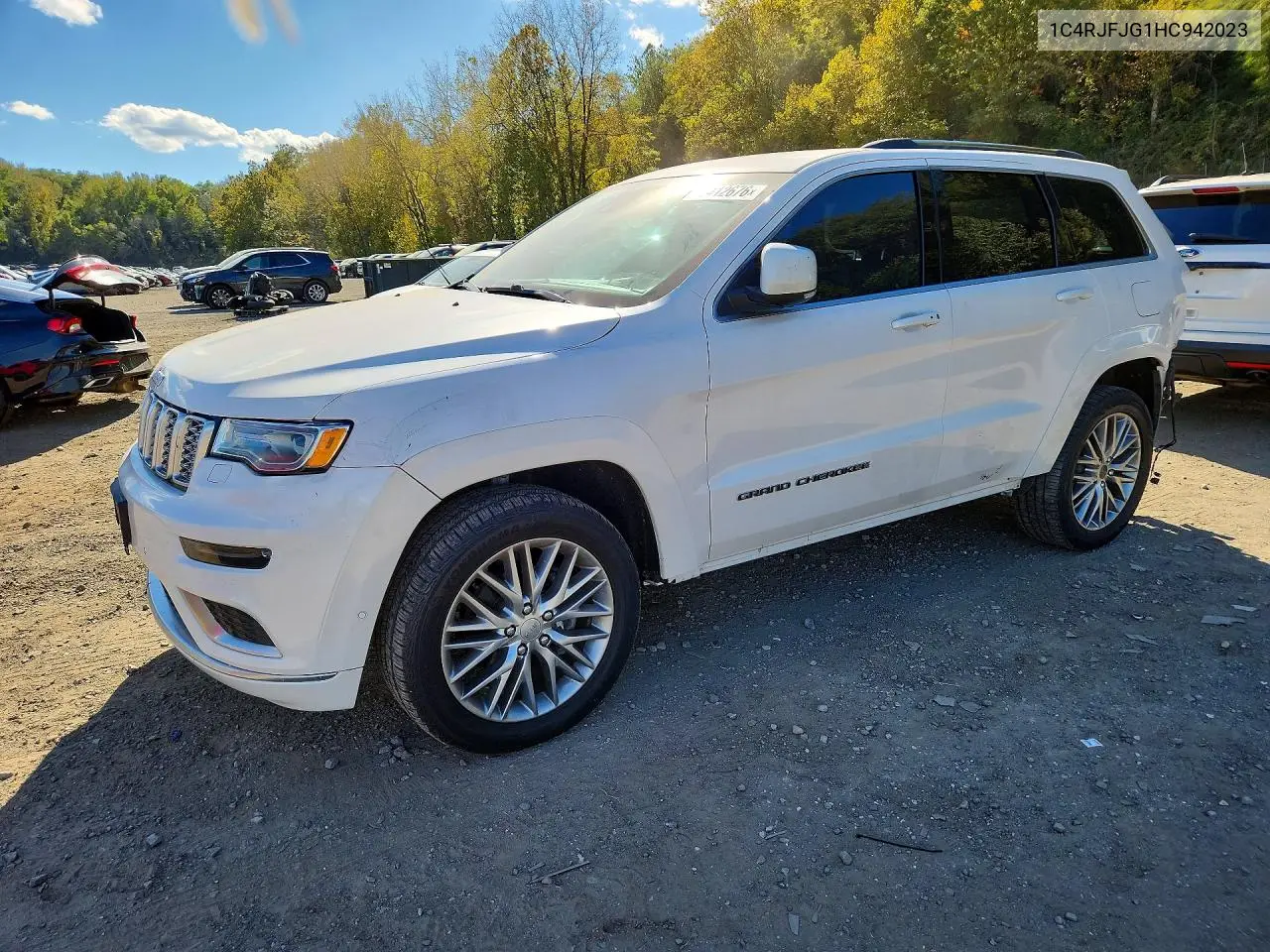 2017 Jeep Grand Cherokee Summit VIN 1C4RJFJG1HC942023 фото 1
