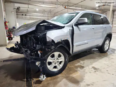 1C4RJFAGXHC684293 — 2017 Jeep Grand Cherokee, Передняя часть, фото до ремонта