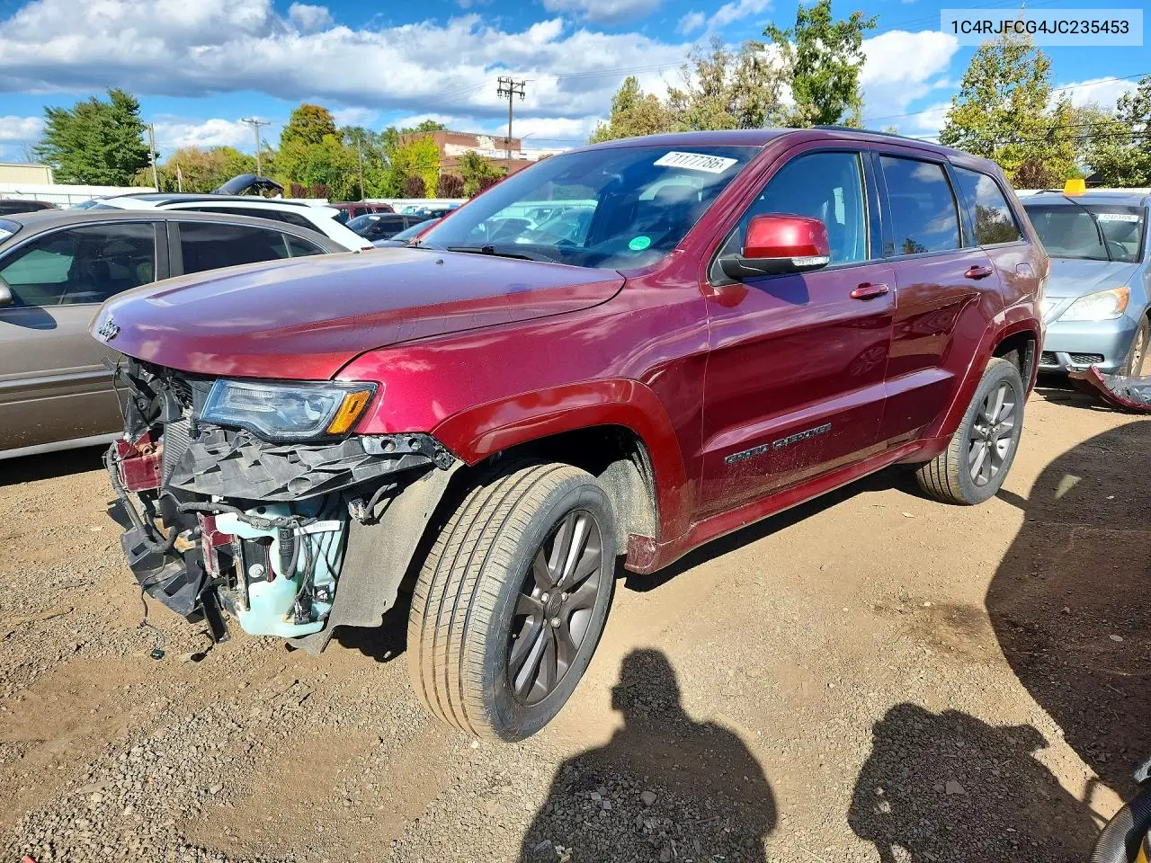 2018 Jeep Grand Cherokee Overland VIN 1C4RJFCG4JC235453 фото 1