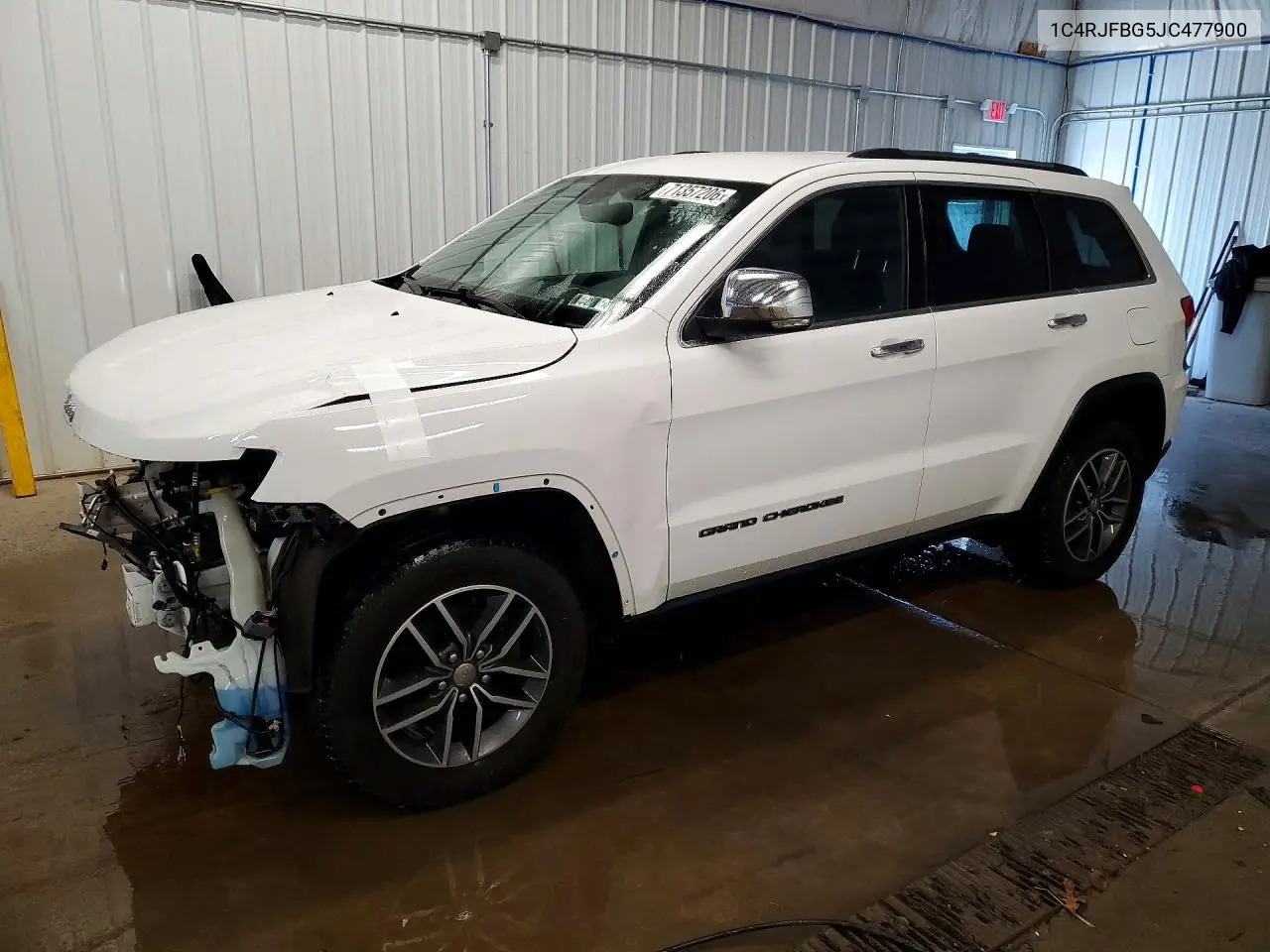 2018 Jeep Grand Cherokee Limited VIN 1C4RJFBG5JC477900 фото 1
