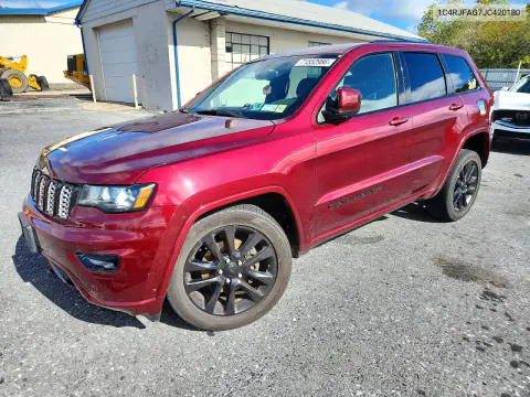 1C4RJFAG7JC420180 — 2018 Jeep Grand Cherokee, Передняя часть, фото до ремонта