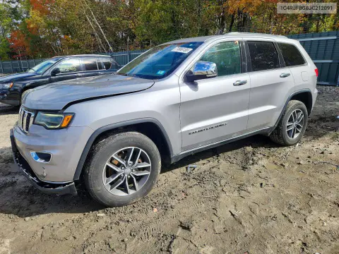 1C4RJFBG0JC212091 — 2018 Jeep Grand Cherokee, Передняя часть, фото до ремонта