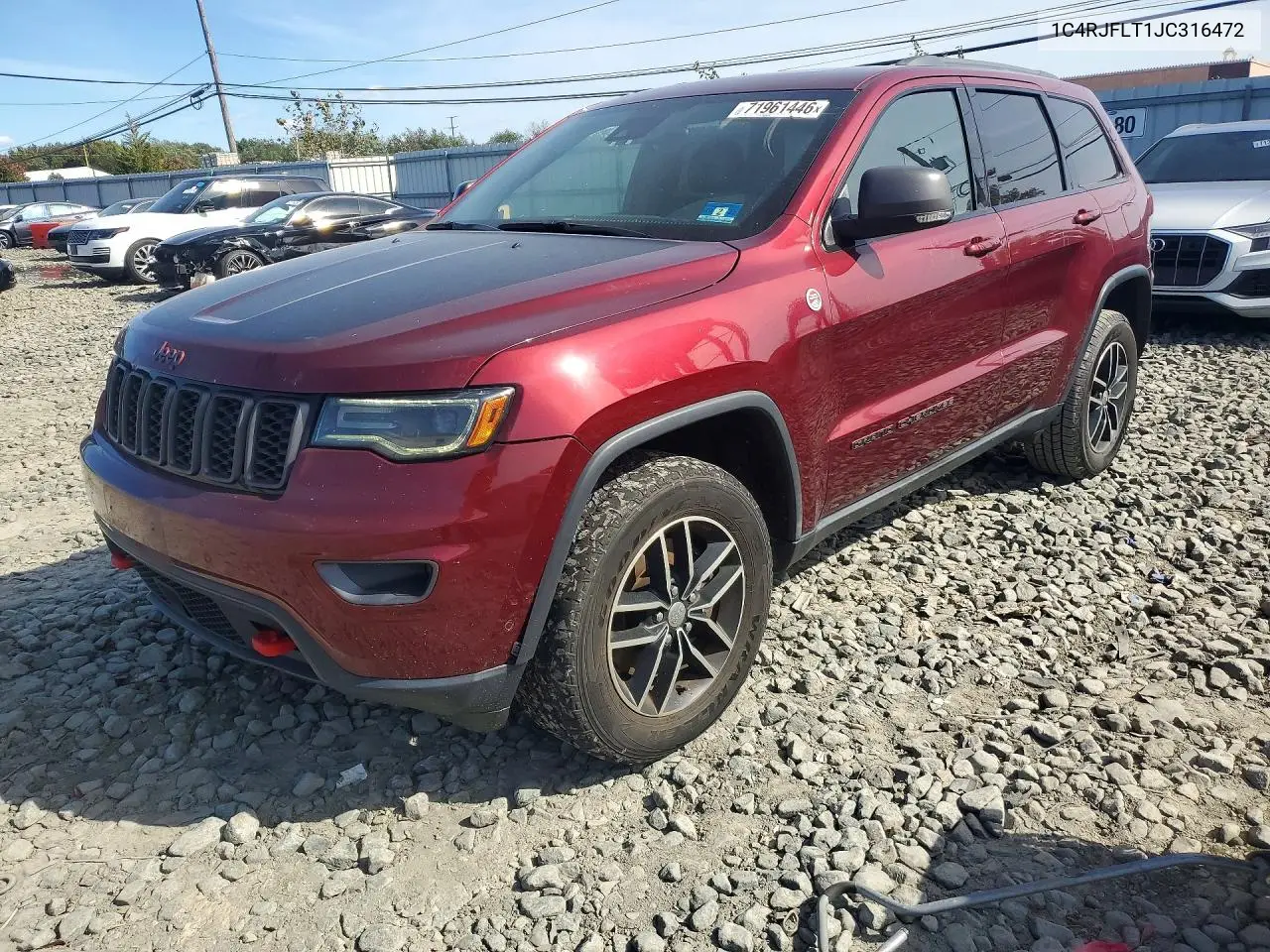 2018 Jeep Grand Cherokee Trailhawk VIN 1C4RJFLT1JC316472 фото 1