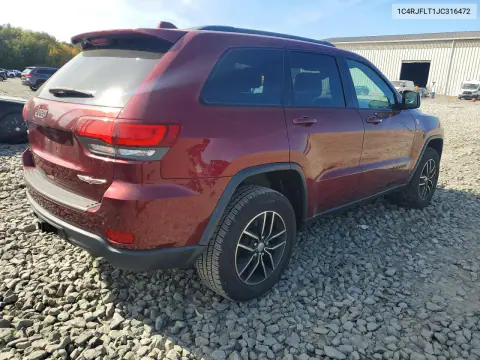 2018 Jeep Grand Cherokee Trailhawk VIN 1C4RJFLT1JC316472 фото 3
