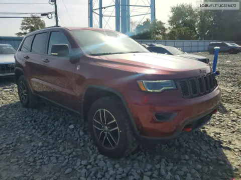 2018 Jeep Grand Cherokee Trailhawk VIN 1C4RJFLT1JC316472 фото 4