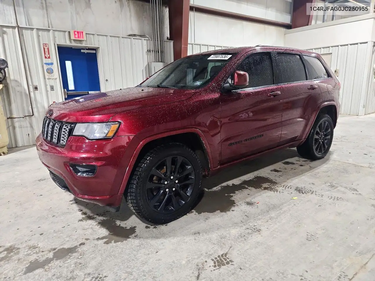 1C4RJFAG0JC250955 Jeep Grand Cherokee 2018 — повреждение Механические повреждения, фото до ремонта