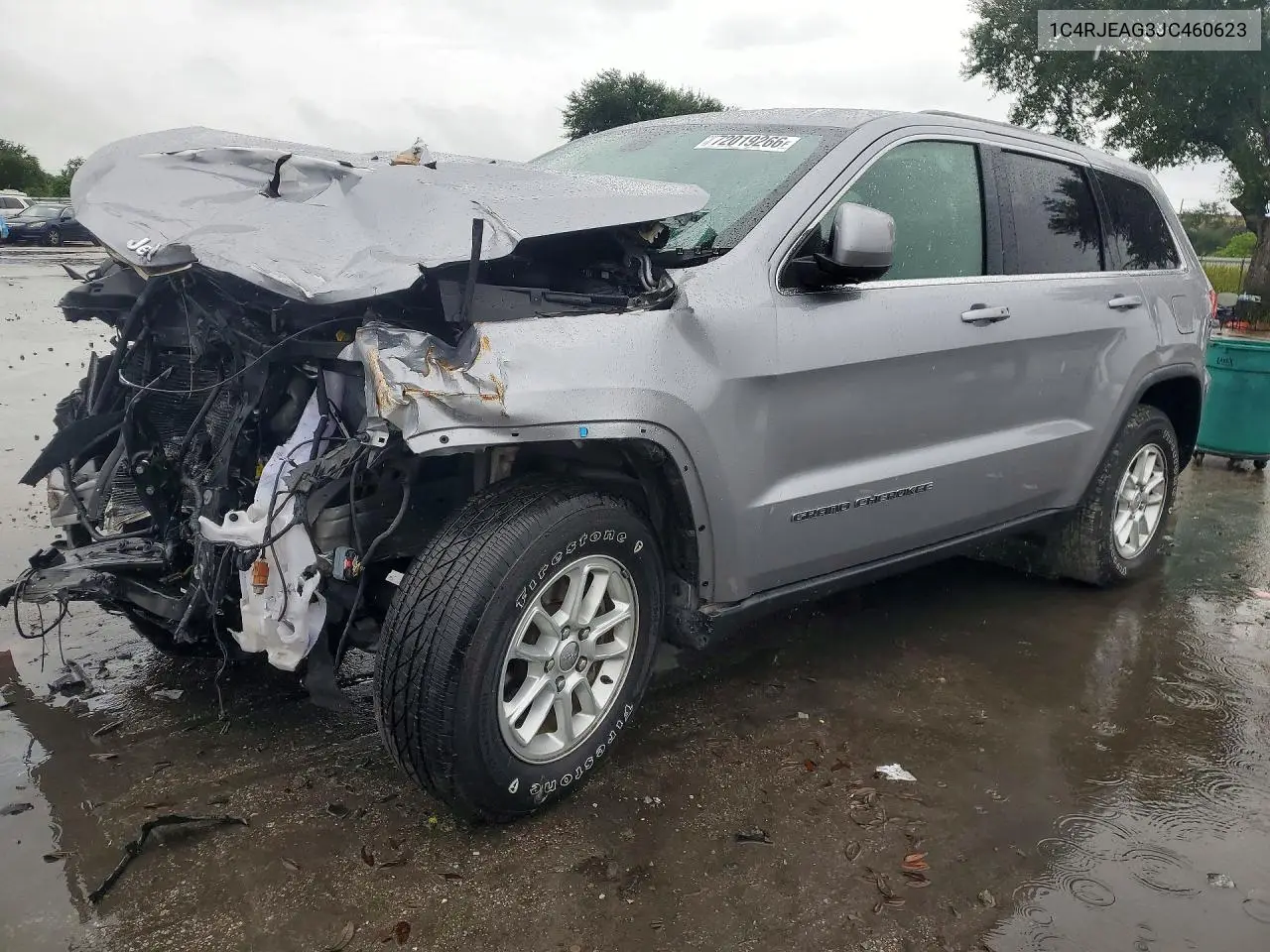 2018 Jeep Grand Cherokee Laredo VIN 1C4RJEAG3JC460623 фото 1