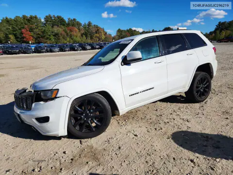 1C4RJFAG0JC296219 — 2018 Jeep Grand Cherokee, Передняя часть, фото до ремонта