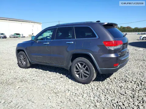 2018 Jeep Grand Cherokee Limited VIN 1C4RJFBG7JC252538 фото 2