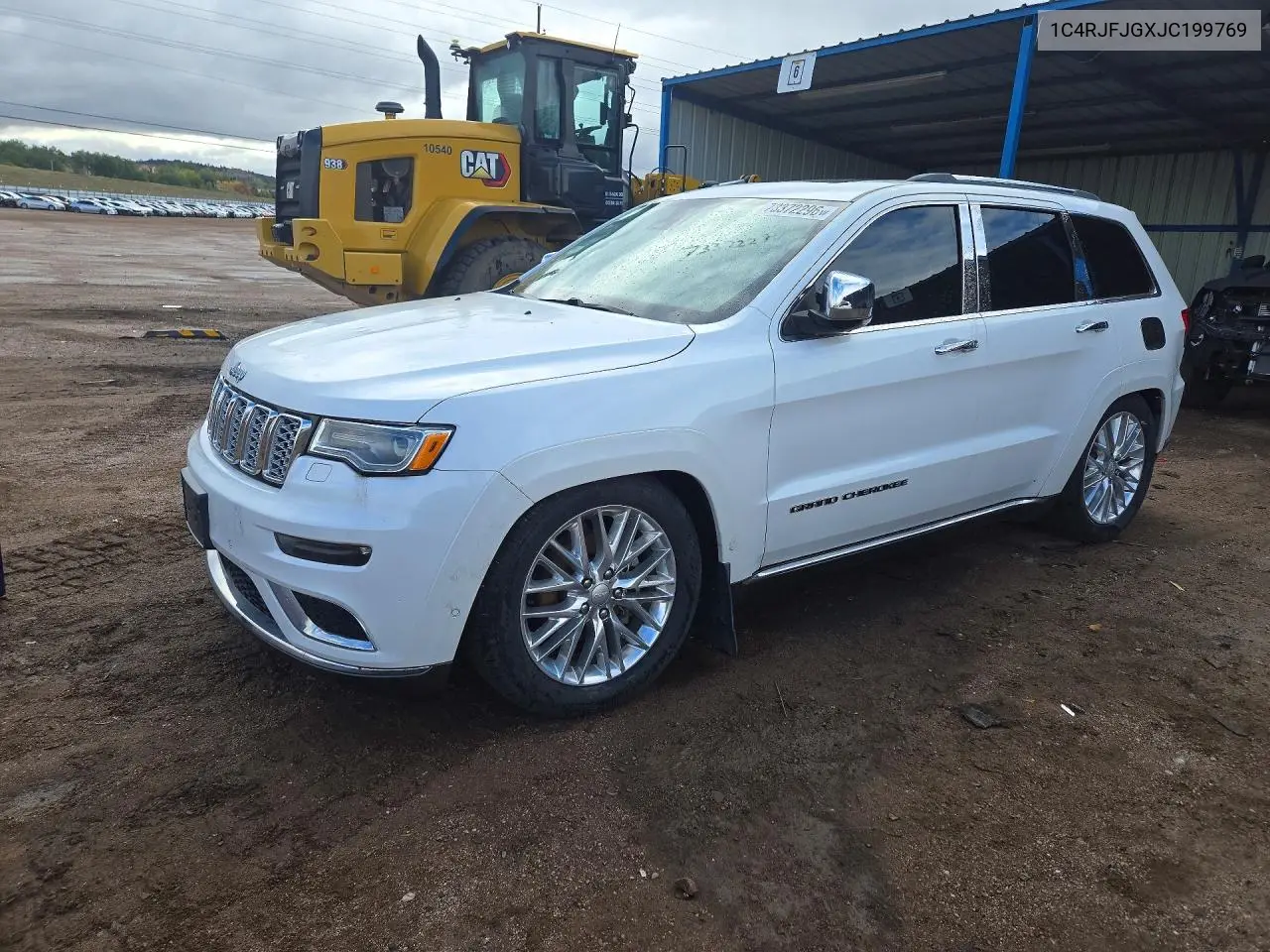 1C4RJFJGXJC199769 Jeep Grand Cherokee 2018 — повреждение Механические повреждения, фото до ремонта