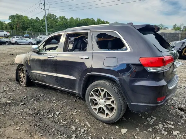 1C4RJECG5KC603795 — 2019 Jeep Grand Cherokee, фото 2 с аукциона Copart 02.10.2026, Пожар