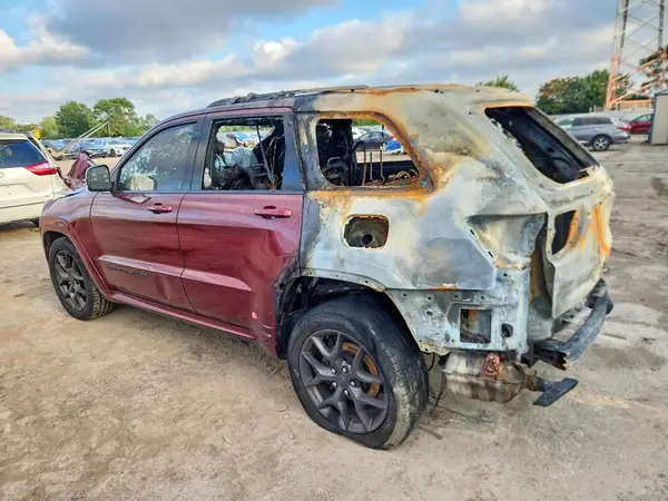 1C4RJFBG5KC843680 — 2019 Jeep Grand Cherokee, фото 2 с аукциона Copart, Пожар