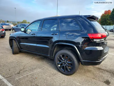 2019 Jeep Grand Cherokee Laredo VIN 1C4RJFAG5KC612750 фото 2