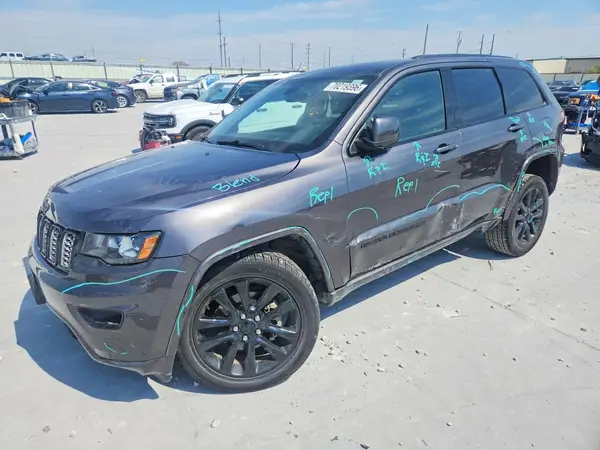 1C4RJFAG8KC668357 — 2019 Jeep Grand Cherokee, Передняя часть (Front End), фото до ремонта