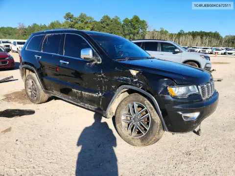 2019 Jeep Grand Cherokee Limited VIN 1C4RJEBG0KC672511 фото 4
