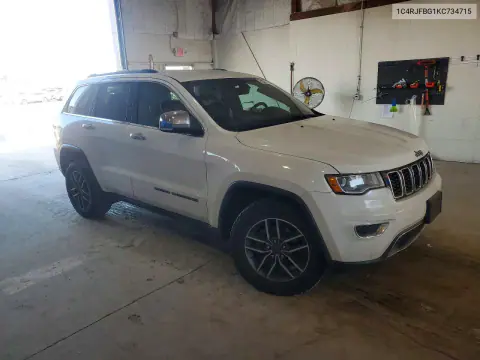 2019 Jeep Grand Cherokee Limited VIN 1C4RJFBG1KC734715 фото 4