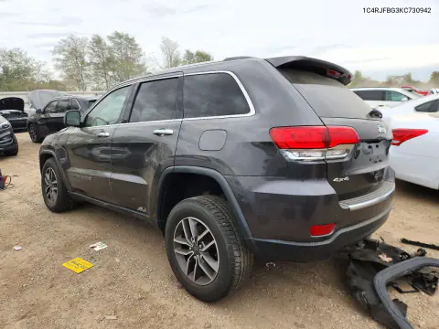 2019 Jeep Grand Cherokee Limited VIN 1C4RJFBG3KC730942 фото 2