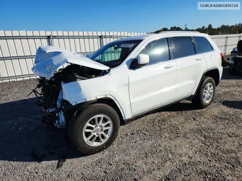 1C4RJFAG0KC855124 Jeep Grand Cherokee 2019 — повреждение Передняя часть, фото до ремонта