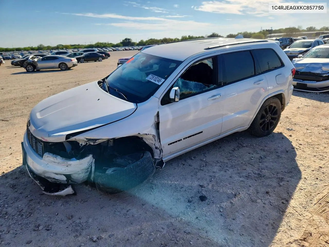 2019 Jeep Grand Cherokee Laredo VIN 1C4RJEAGXKC857750 фото 1