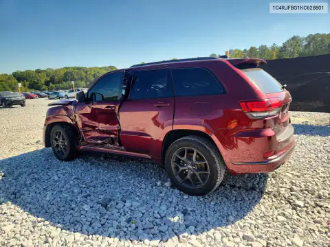1C4RJFBG1KC628801 — 2019 Jeep Grand Cherokee, фото 2 с аукциона Copart, Сторона