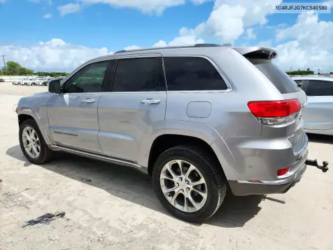1C4RJFJG7KC540580 — 2019 Jeep Grand Cherokee, фото 2 с аукциона Copart, Передняя часть