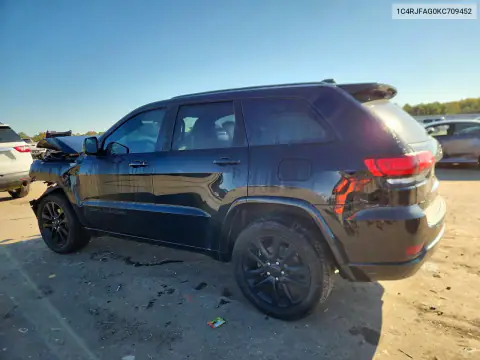 1C4RJFAG0KC709452 — 2019 Jeep Grand Cherokee, фото 2 с аукциона Copart, Передняя часть