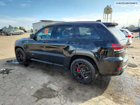 1C4RJFDJ0KC594875 — 2019 Jeep Grand Cherokee, фото 2 с аукциона Copart, Вандализм