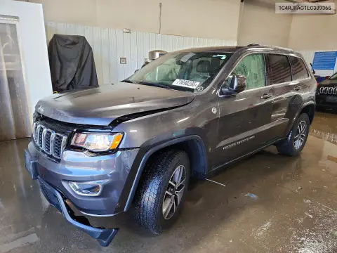 1C4RJFAG1LC389365 — 2020 Jeep Grand Cherokee, Передняя часть, фото до ремонта