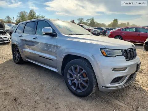 2020 Jeep Grand Cherokee Overland VIN 1C4RJFCT1LC216374 фото 4