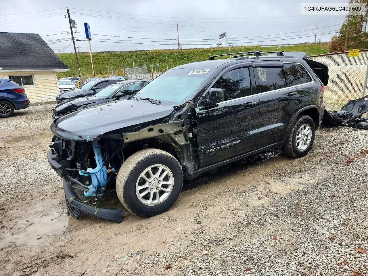 1C4RJFAG6LC409609 Jeep Grand Cherokee 2020 — повреждение Передняя часть, фото до ремонта