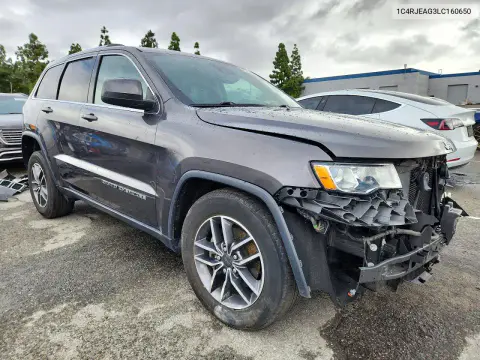 1C4RJEAG3LC160650 — 2020 Jeep Grand Cherokee, Передняя часть, фото до ремонта