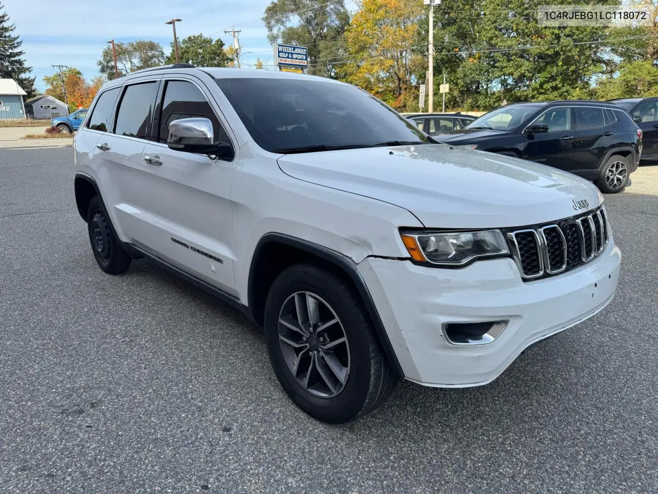 2020 Jeep Grand Cherokee Limited VIN 1C4RJEBG1LC118072 фото 1