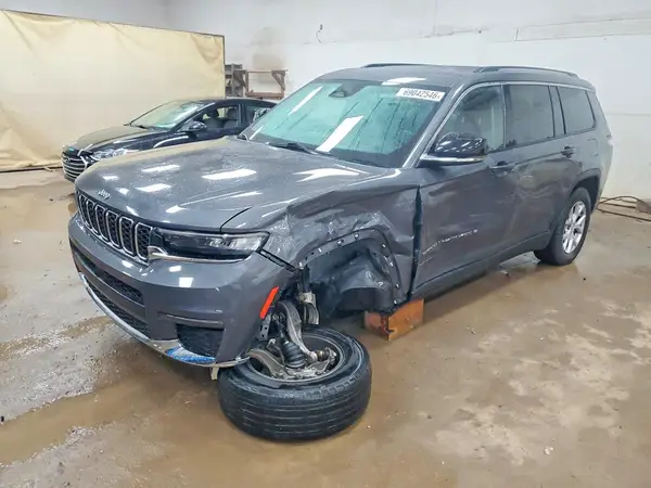 1C4RJKBG6M8153791 — 2021 Jeep Grand Cherokee, Передняя часть (Front End), фото до ремонта