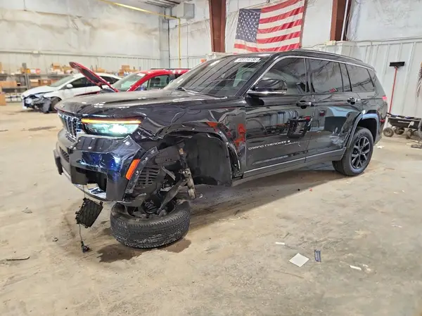 1C4RJKBG3M8205040 — 2021 Jeep Grand Cherokee, Передняя часть (Front End), фото до ремонта