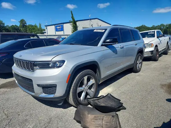 1C4RJKBG3M8188997 — 2021 Jeep Grand Cherokee, Передняя часть (Front End), фото до ремонта