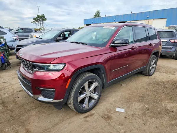 1C4RJKBG0M8144794 — 2021 Jeep Grand Cherokee, Передняя часть (Front End), фото до ремонта