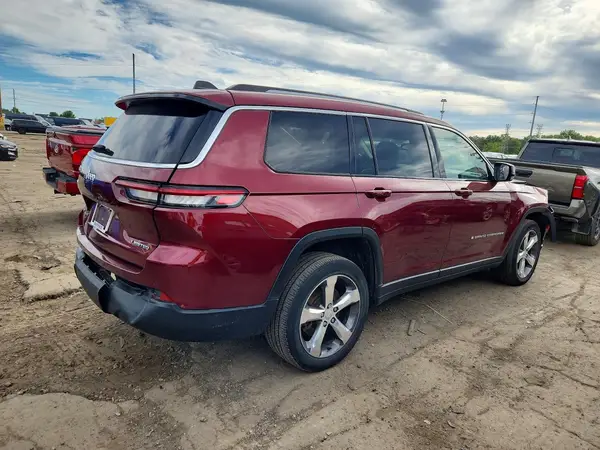1C4RJKBG0M8144794 — 2021 Jeep Grand Cherokee, фото 3 с аукциона Copart, Передняя часть