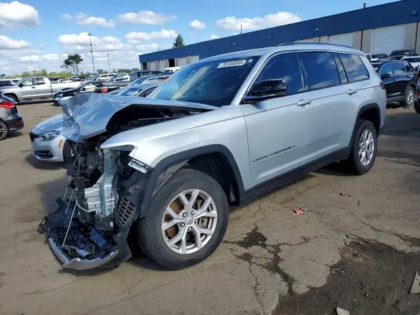 1C4RJKBG0M8114341 — 2021 Jeep Grand Cherokee, Передняя часть (Front End), фото до ремонта