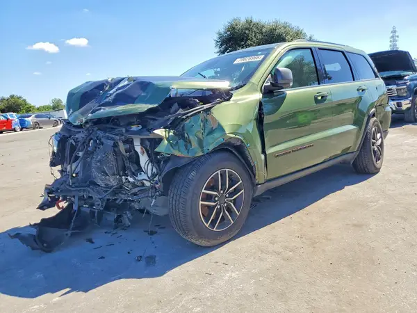 1C4RJFLT9MC648440 — 2021 Jeep Grand Cherokee, Передняя часть (Front End), фото до ремонта