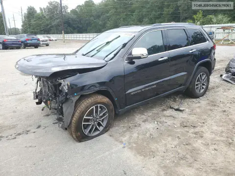 1C4RJEBG4MC679061 — 2021 Jeep Grand Cherokee, Передняя часть, фото до ремонта