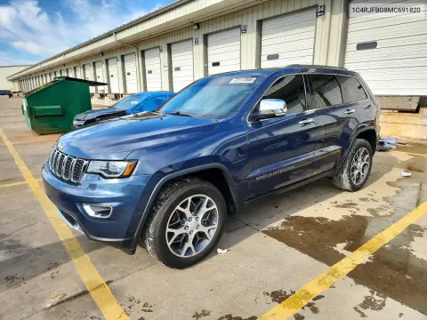 1C4RJFBG8MC691820 — 2021 Jeep Grand Cherokee, Сторона, фото до ремонта