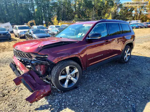 1C4RJKBG9M8100485 — 2021 Jeep Grand Cherokee, Передняя часть, фото до ремонта