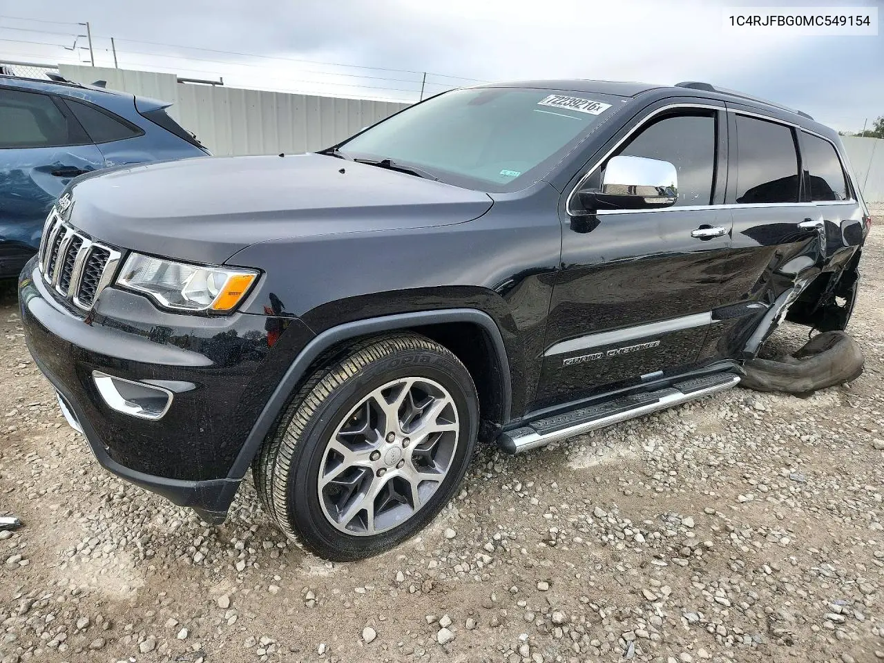 2021 Jeep Grand Cherokee Limited VIN 1C4RJFBG0MC549154 фото 1