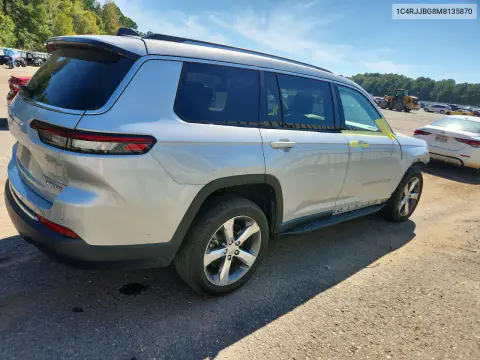 2021 Jeep Grand Cherokee L Limited VIN 1C4RJJBG8M8135870 фото 3