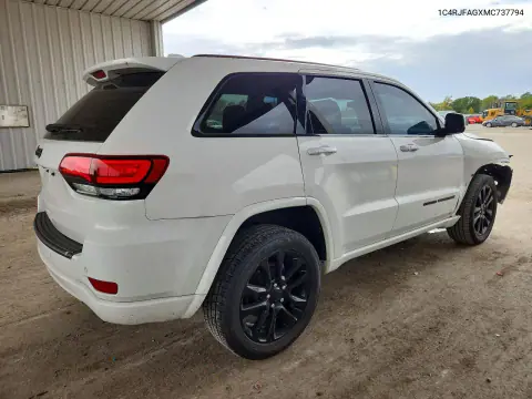 2021 Jeep Grand Cherokee Laredo VIN 1C4RJFAGXMC737794 фото 3