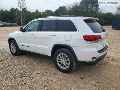 2021 Jeep Grand Cherokee Laredo VIN 1C4RJFAG7MC650533 фото 2