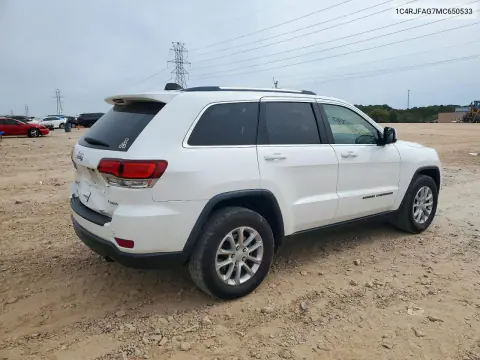 2021 Jeep Grand Cherokee Laredo VIN 1C4RJFAG7MC650533 фото 3