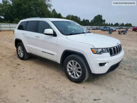 2021 Jeep Grand Cherokee Laredo VIN 1C4RJFAG7MC650533 фото 4