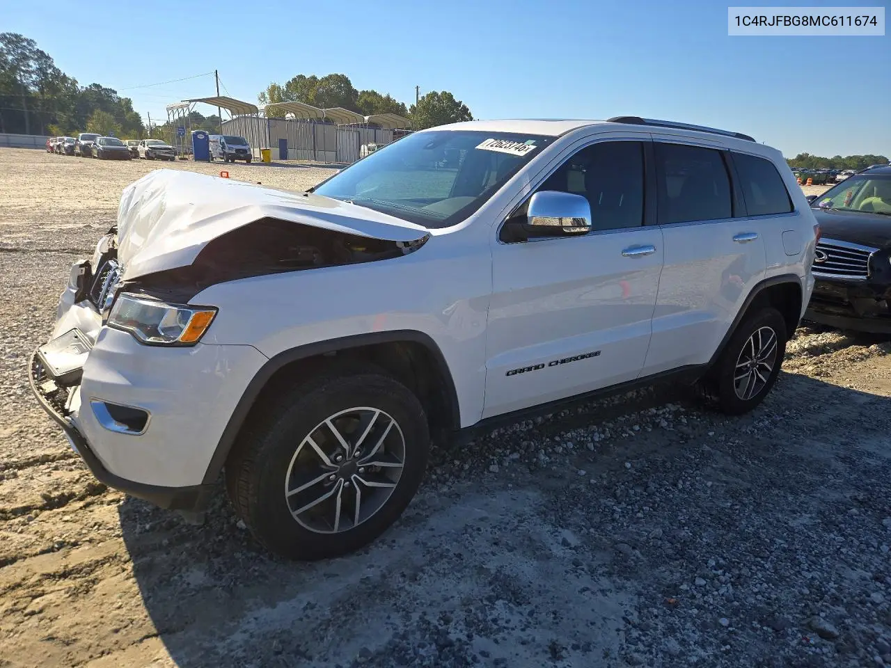 2021 Jeep Grand Cherokee Limited VIN 1C4RJFBG8MC611674 фото 1