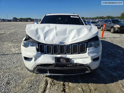 2021 Jeep Grand Cherokee Limited VIN 1C4RJFBG8MC611674 фото 5